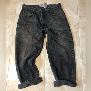 Levi’s Signature Relaxed Fit Faded Black Jeans (34”x34”)